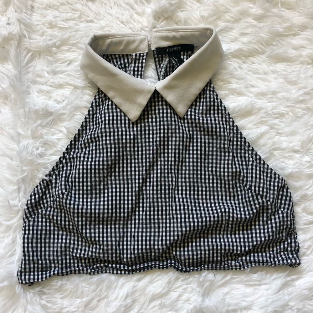 Peter Pan Collar Crop Top